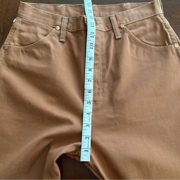 NEW Wrangler | Rare 60s 70s Vintage Rust Orange Straight-Leg Jeans - Picture 11 of 12